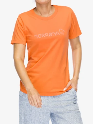 Koszulka damska Norrona 29 Cotton Norrona Viking T-Shirt - orange alert