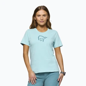 Koszulka damska NORRONA Cotton Viking aqua haze