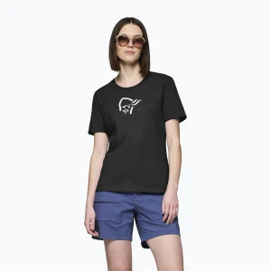 Koszulka damska NORRONA Cotton Viking caviar black Norrøna