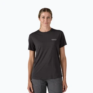 Koszulka damska Patagonia Cap Cool Merino Blend Graphic Shirt heritage header/black