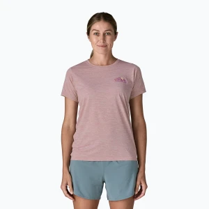 Koszulka damska Patagonia Capilene Cool Daily Shirt - Boardshort Logo quiet violet