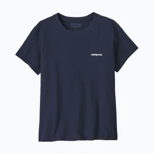 Koszulka damska Patagonia P-6 Logo Responsibili-Tee new navy