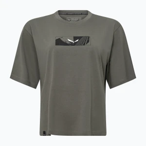 Koszulka damska Salewa Eagle Hybrid Loose faded green