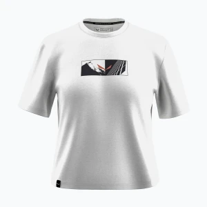 Koszulka damska Salewa Eagle Hybrid Loose optical white