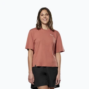 Koszulka damska Salewa Eagle Sunset Loose etruscan red