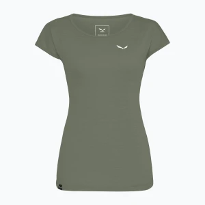 Koszulka damska Salewa Puez Melange Dry faded green melange