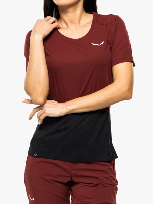 Koszulka damska Salewa Puez Sporty Dry T-Shirt – syrah/black out