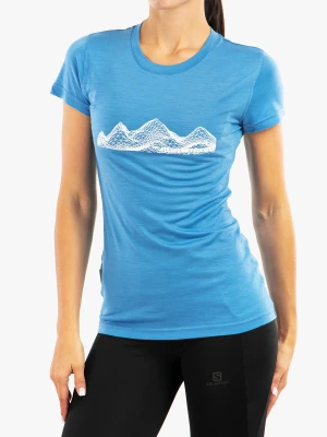 Koszulka damska Sensor Merino Active PT Tee S/S - blue mountains