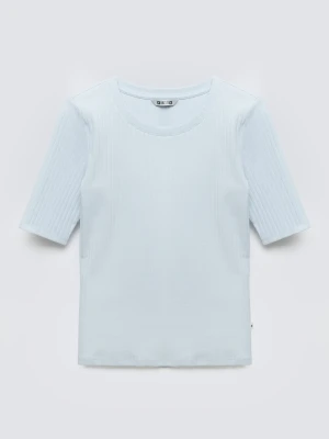 Koszulka damska w prążek błękitna Imija 400 BIG STAR