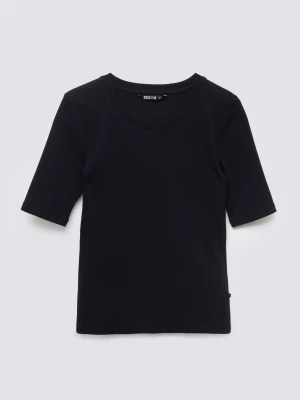 Koszulka damska w prążek czarna Imija 906 BIG STAR