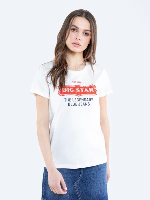 Koszulka damska z linii Authentic z logo BIG STAR biała Rissmelna 100