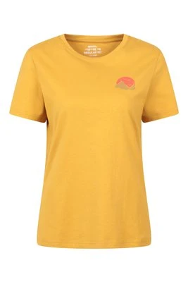 Mountain Sunset damski t-shirt z krótkim rękawem i nadrukiem - Mountain Warehouse