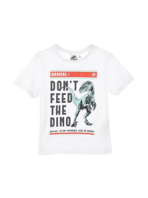 Jurassic World Koszulka "Dinozaur" w kolorze białym rozmiar: 98