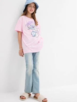 Koszulka Disney Stitch z czystej bawełny bonprix