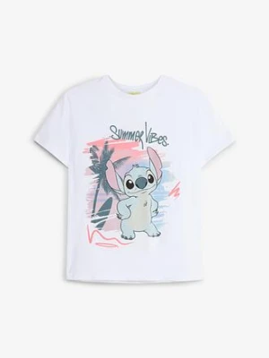Koszulka Disney Stitch z czystej bawełny bonprix