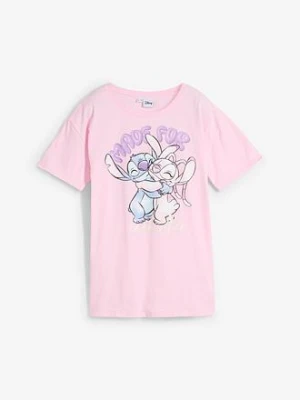 Koszulka Disney Stitch z czystej bawełny bonprix