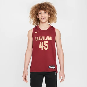 Zdjęcie produktu Koszulka dla dużych dzieci (chłopców) Nike Dri-FIT NBA Swingman Cleveland Cavaliers 2023/24 Icon Edition - Czerwony