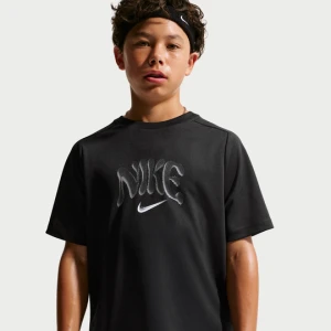 Koszulka dla dużych dzieci (chłopców) Nike Multi Refresh - Czerń