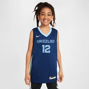 Koszulka dla dużych dzieci Dri-FIT NBA Swingman Ja Morant Memphis Grizzlies 2022/23 Icon Edition - Niebieski Nike