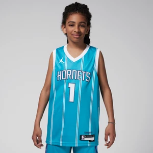 Koszulka dla dużych dzieci Jordan Dri-FIT NBA Swingman LaMelo Ball Charlotte Hornets Icon Edition - Niebieski