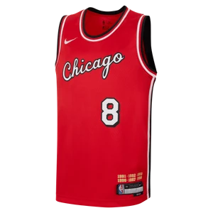 Koszulka dla dużych dzieci Nike Dri-FIT NBA Swingman Chicago Bulls - Czerwony