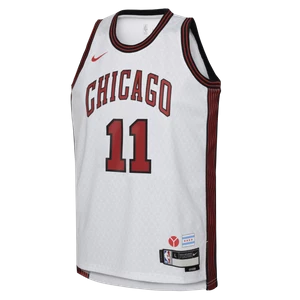 Koszulka dla dużych dzieci Nike Dri-FIT NBA Swingman Demar Derozan Chicago Bulls City Edition - Biel