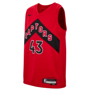 Koszulka dla dużych dzieci Nike Dri-FIT NBA Swingman Pascal Siakam Toronto Raptors Icon Edition 2022/23 - Czerwony