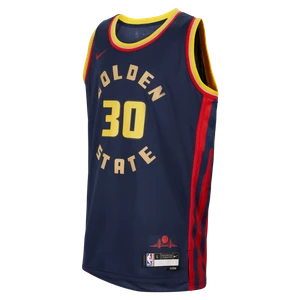 Koszulka dla dużych dzieci Nike Dri-FIT NBA Swingman Stephen Curry Golden State Warriors City Edition 2024/25 - Niebieski