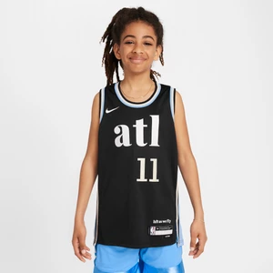 Koszulka dla dużych dzieci Nike Dri-FIT NBA Swingman Trae Young Atlanta Hawks City Edition 2023/24 - Czerń