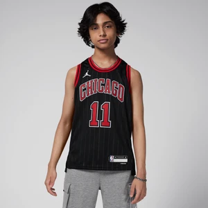 Koszulka dla dużych dzieci Nike Dri-FIT Swingman Chicago Bulls Statement Edition - Czerń