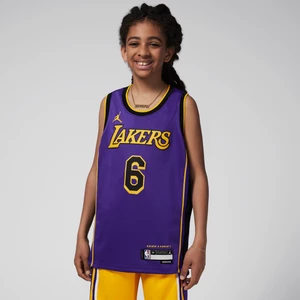 Koszulka dla dużych dzieci Nike Dri-FIT Swingman Los Angeles Lakers Statement Edition - Fiolet