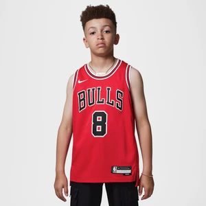 Koszulka dla dużych dzieci Nike NBA Swingman Chicago Bulls 2023/24 Icon Edition - Czerwony