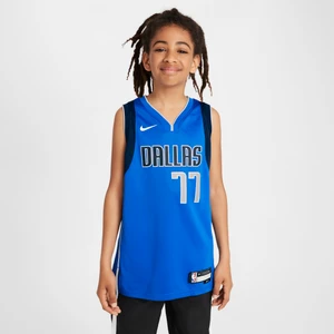 Koszulka dla dużych dzieci Nike NBA Swingman Dallas Mavericks 2023/24 Icon Edition - Niebieski