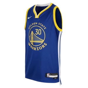 Koszulka dla dużych dzieci Nike NBA Swingman Golden State Warriors 2023/24 Icon Edition - Niebieski