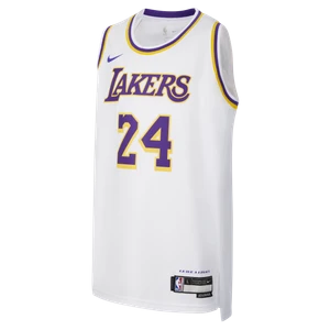 Koszulka dla dużych dzieci Nike NBA Swingman Los Angeles Lakers Association Edition - Biel