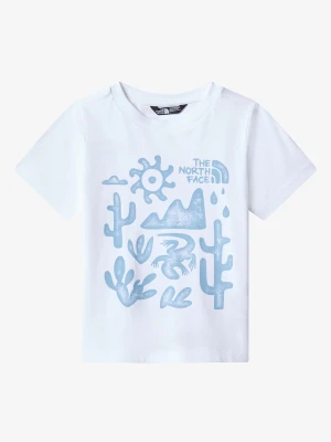 Koszulka dla dzieci The North Face S/S Outdoor Graphic Tee - white/steel blue