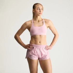 Koszulka do biegania adidas by Stella McCartney o skróconym fasonie mini Rustic Blush