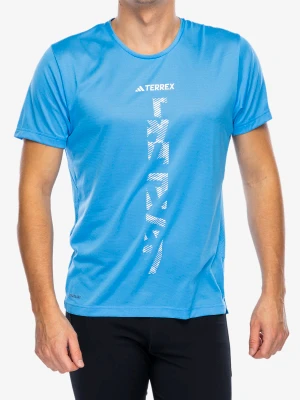 Koszulka do biegania adidas TERREX Agravic Trail Running T-Shirt - pulse blue