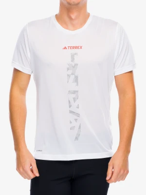 Koszulka do biegania adidas TERREX Agravic Trail Running T-Shirt - white