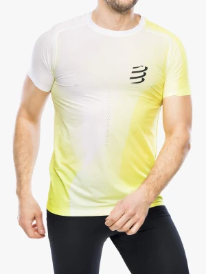 Koszulka do biegania Compressport Performance S/S T-Shirt - safe yellow