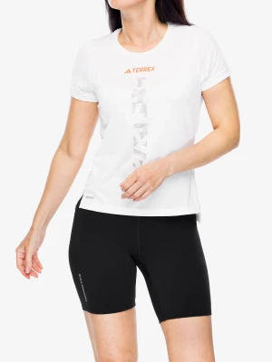 Koszulka do biegania damska adidas TERREX Agravic Trail Running T-Shirt - white