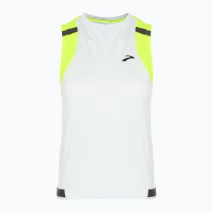 Koszulka do biegania damska Brooks Carbonite Tank icy grey/nightlife jacquard