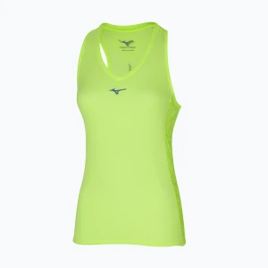 Koszulka do biegania damska Mizuno Aero Tank neolime Zielony