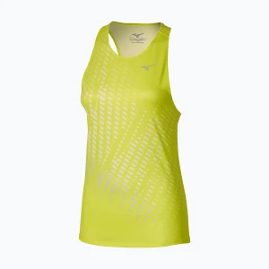 Koszulka do biegania damska Mizuno Core Graphic Tank Top lightning yellow