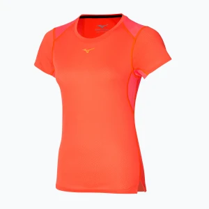 Koszulka do biegania damska Mizuno DryAeroFlow Tee nasturtium
