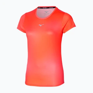 Koszulka do biegania damska Mizuno Impulse Core Graphic Tee nasturtium Pomarańczowy