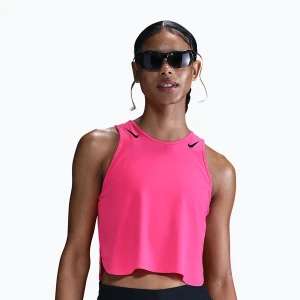Koszulka do biegania damska Nike AeroSwift hyper pink / black