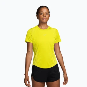 Koszulka do biegania damska Nike Swift Aero-FIT lemon venom / white Zielony