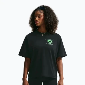Koszulka do biegania damska Nike Swift Dri-Fit black/no color/illusion green