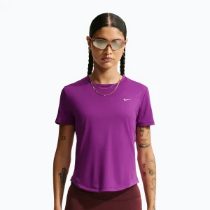 Koszulka do biegania damska Nike Tempo SS bold berry Fioletowy